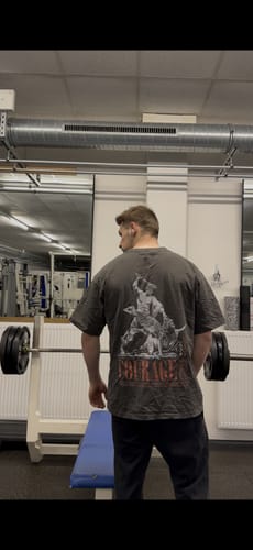 Customer photo review of washed t-shirt (courage.)