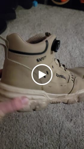 Customer video review of Maven 6" Lightweight Steel Toe Safety Boots