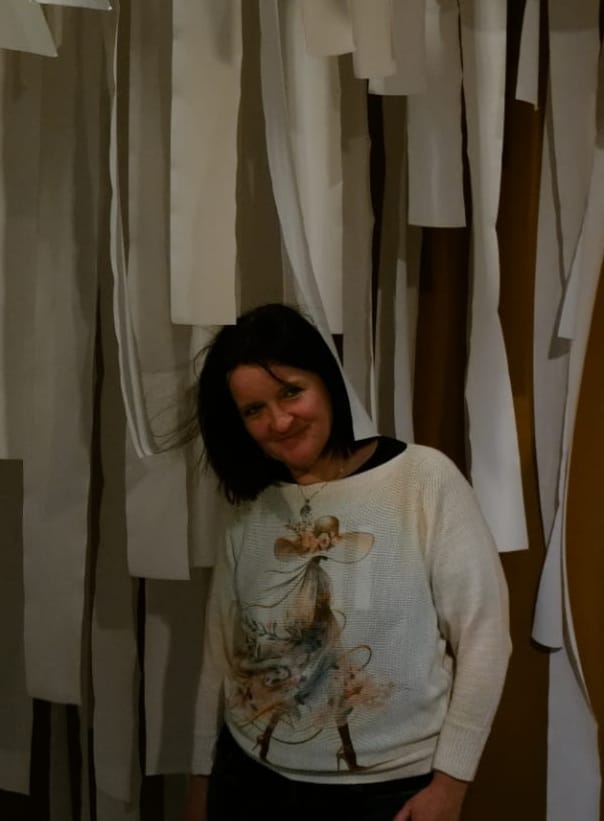 Customer photo review of Shirt Strick Coffee Time Weiß / Türkis
