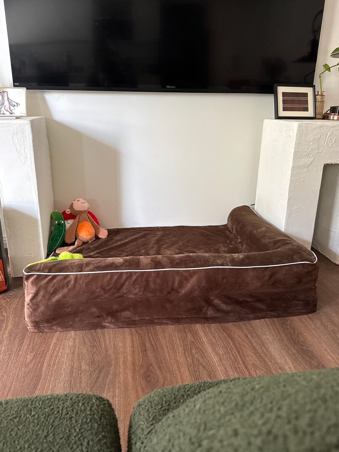 Customer photo review of Orthopedic Dog Bed with Memory Foam Cushion - Washable Cover