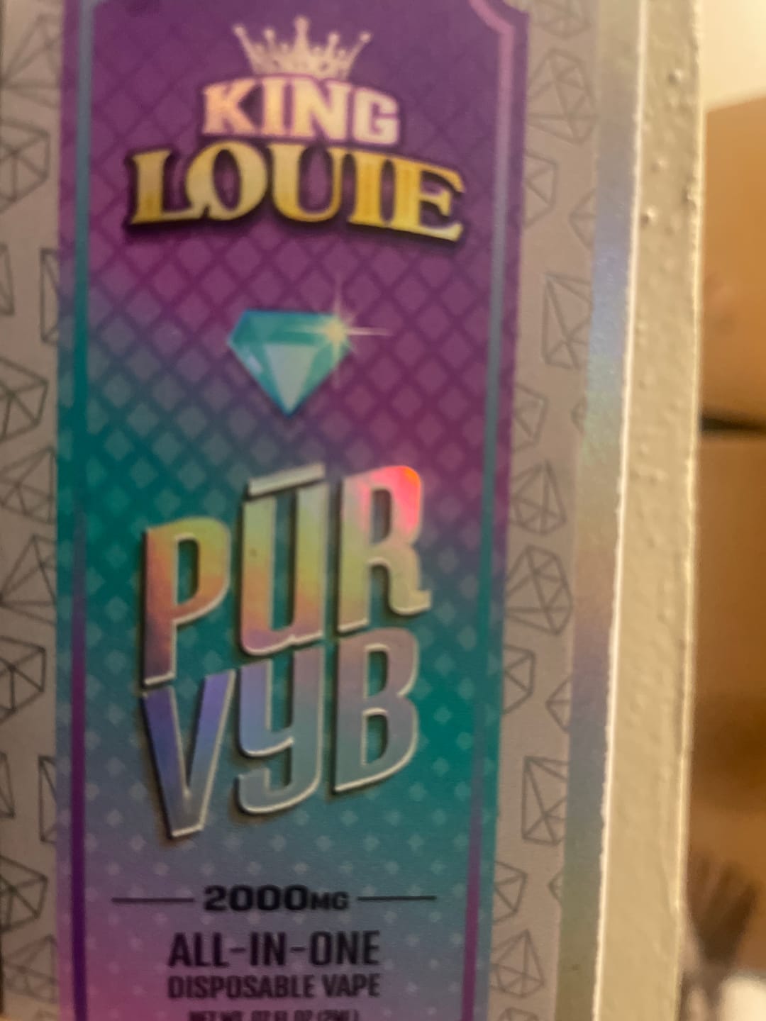 Customer photo review of PUR VYB - 2G THCa Live Resin - Granddaddy Purple (Indica)