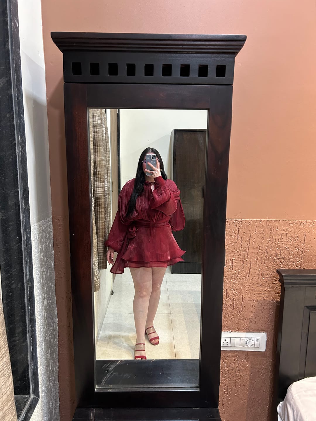 Customer photo review of Aimee Ruffle Coord Short Set