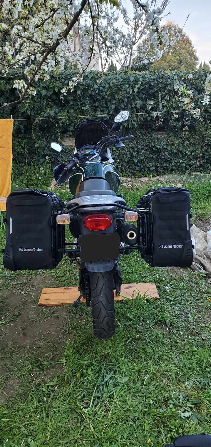 Customer photo review of MotoBags – Semi-Rigid Motorcycle Bags