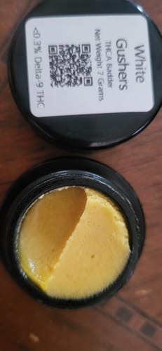 Customer photo review of White Gushers | THCA Badder