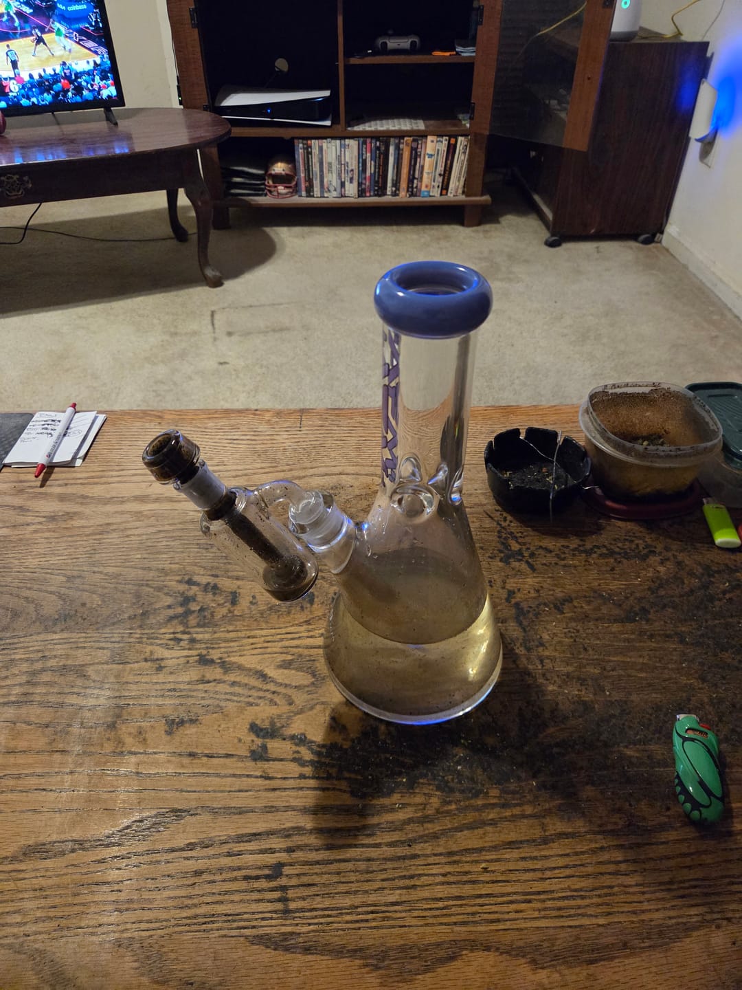 Customer photo review of 12″ AFM Heavy Boi 9mm Glass Beaker Bong
