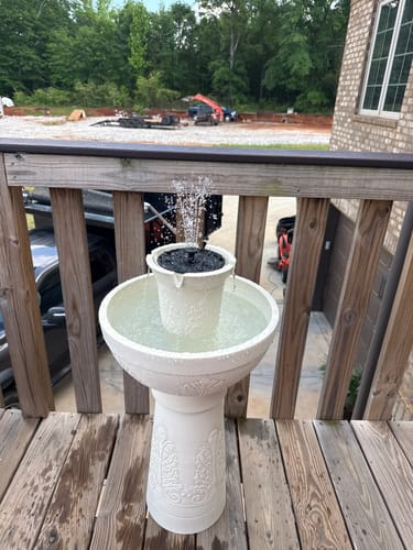 Customer photo review of Lecce Cordless Fountain