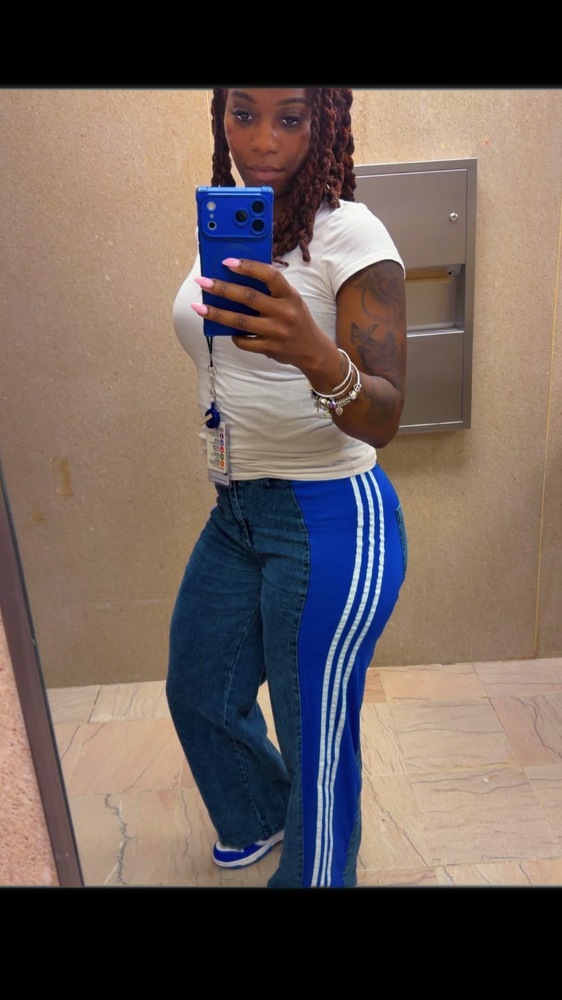 Customer photo review of Blue Spice Gyrl Jeans - Limited Edition