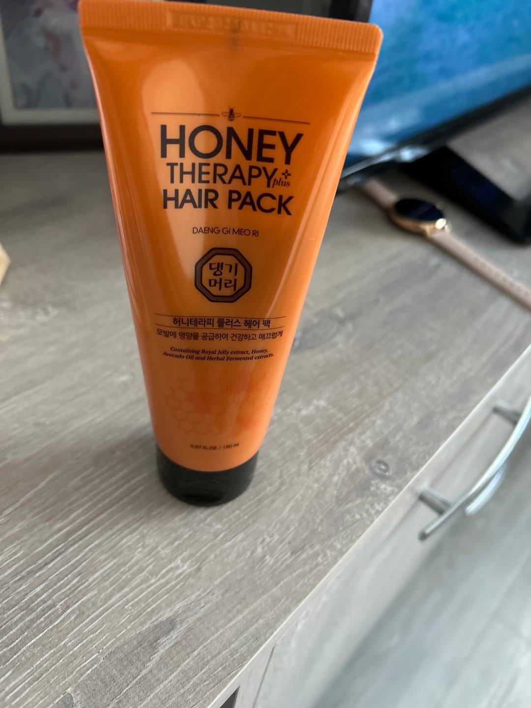 Customer photo review of Професионална Маска - Грижа с масло от авокадо и пчелно млечице Doori Honey Therapy Plus