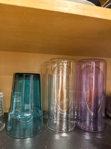 Customer photo review of FLUR Iced Coffee Glasses
