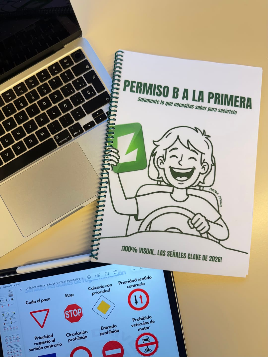 Customer photo review of MÉTODO EASY DRIVE: Guía de Apuntes Permiso B (Actualizada 2026)