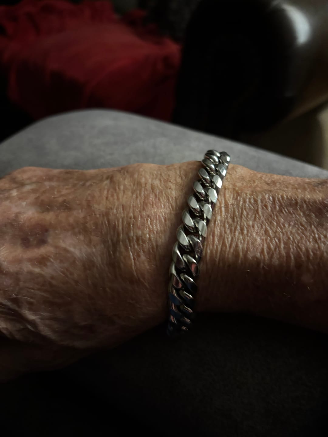 Customer photo review of The Origin Cuban - Silver - 12MM