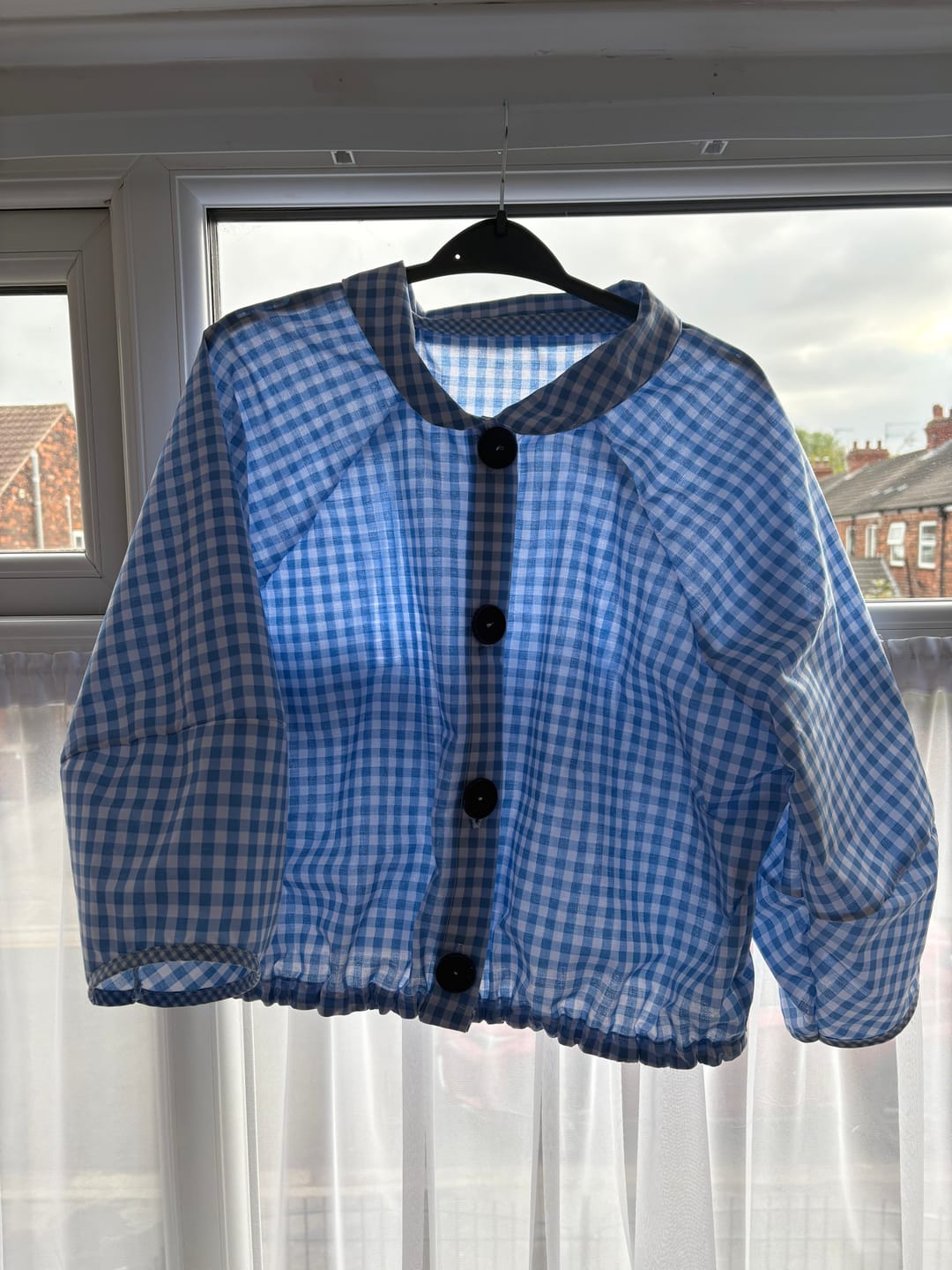 Customer photo review of Gingham Polycotton Bias Binding Tape - 5 metres
