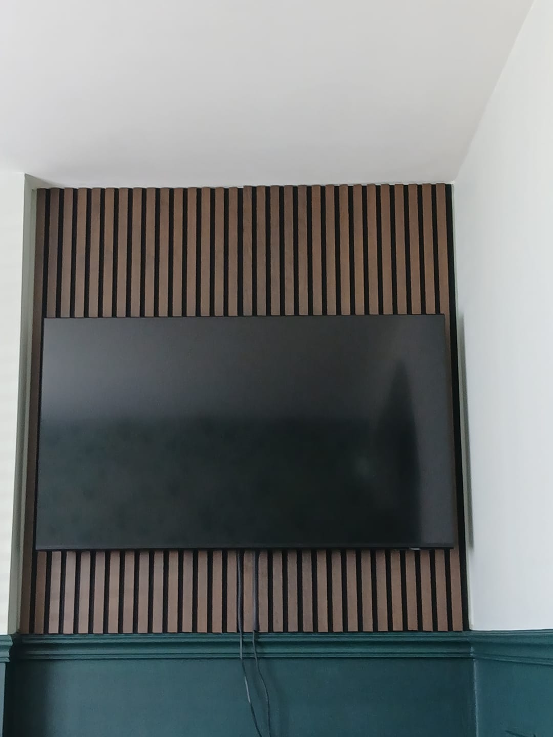 Customer photo review of Acoustic Wall Panel End Trim (Multiple Colours)