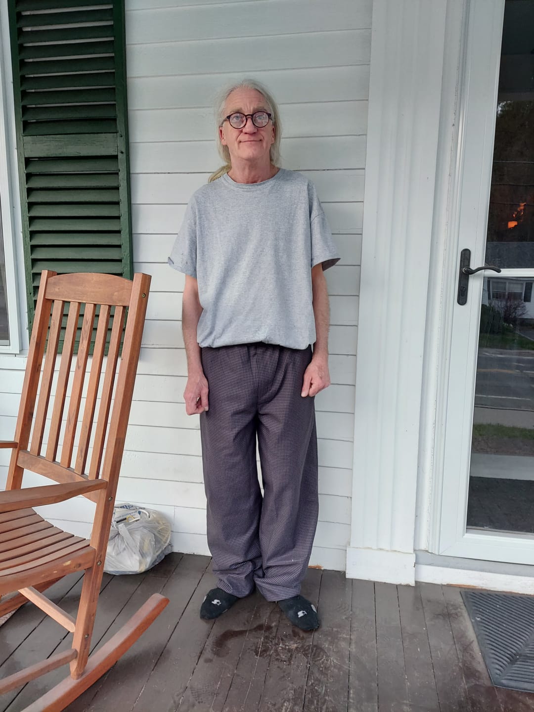 Customer photo review of Yarn-Dyed Chef Pant #U4003
