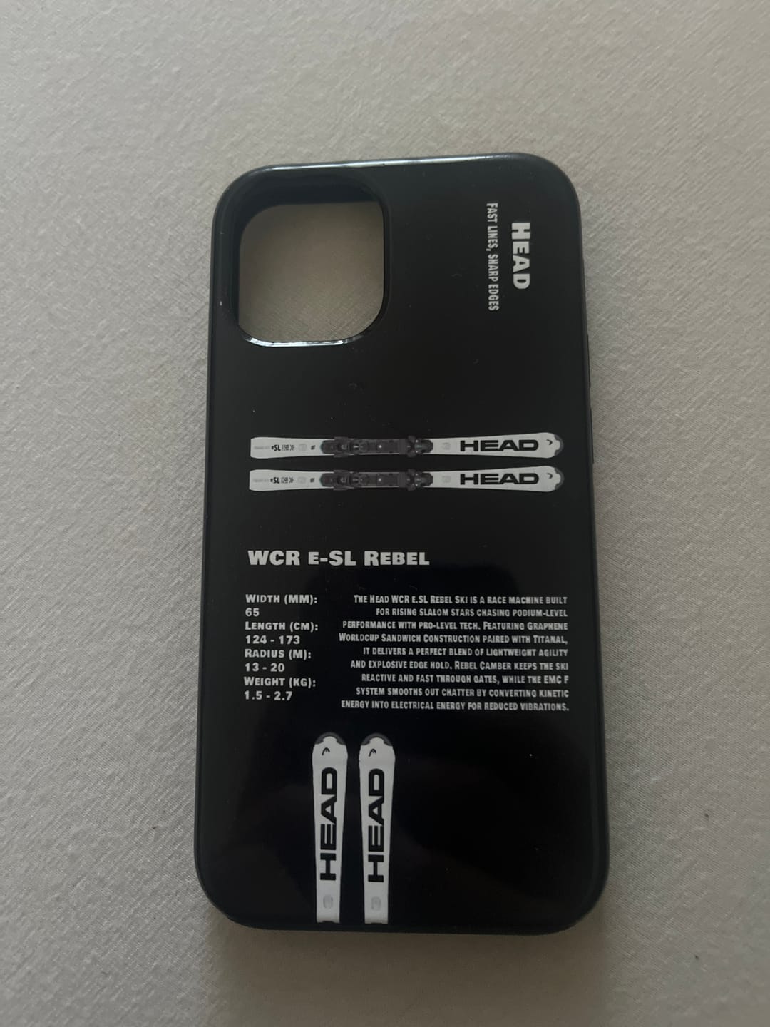 Customer photo review of Head WCR eSL Rebel Ski Phone Case
