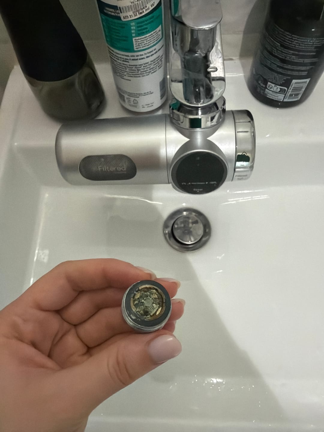 Customer photo review of Tap Fixture - Silver