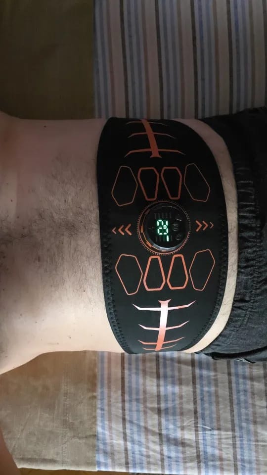 Customer photo review of Ceinture Électrostimulation Stimulateur Abdo