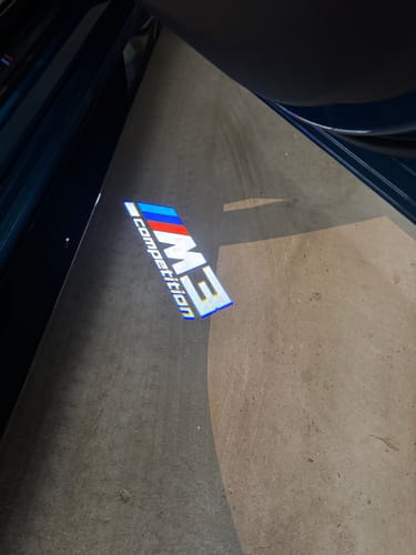 Customer photo review of BMW G SERIES DOOR LIGHTS