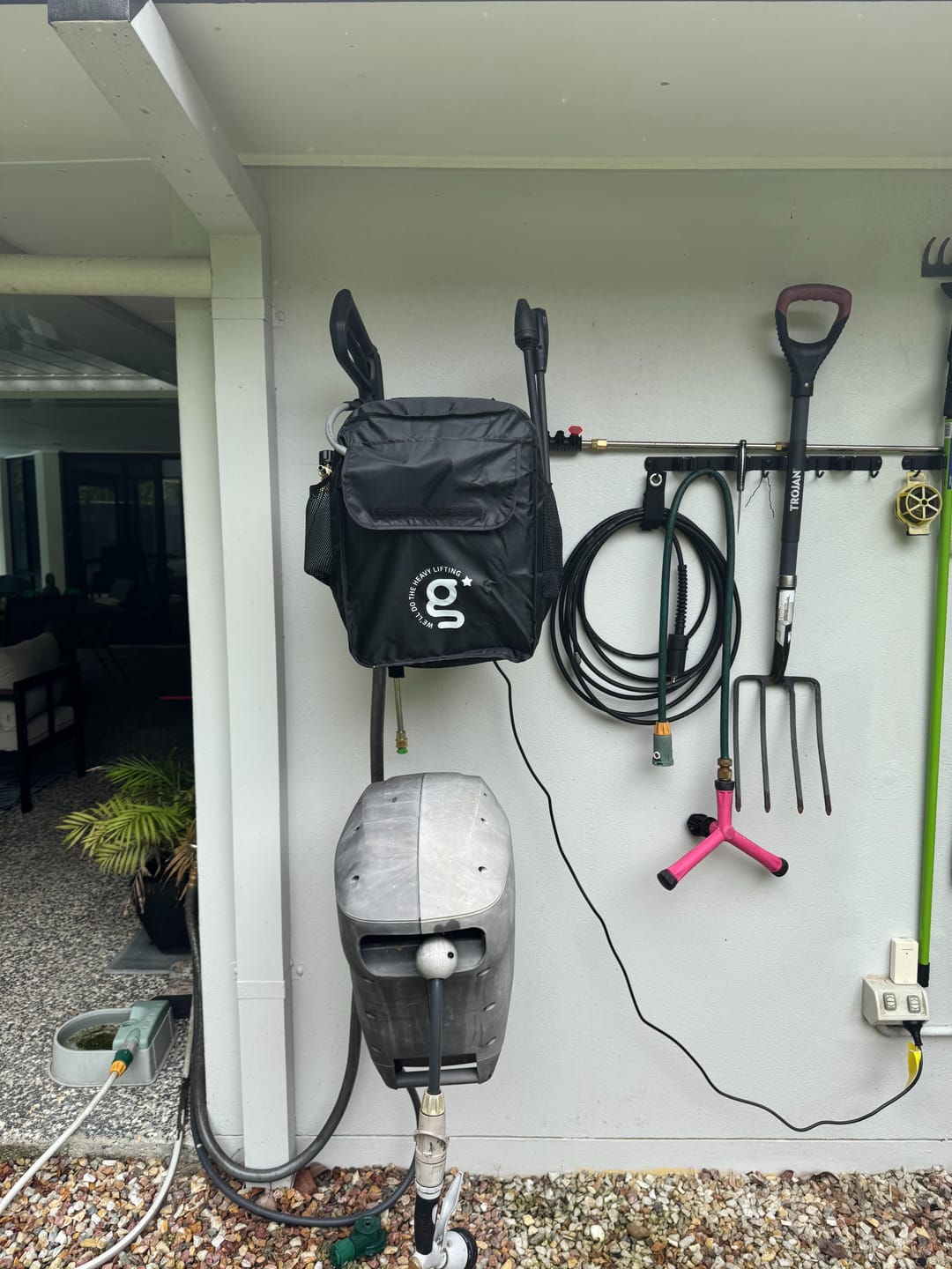 Customer photo review of Grandfalls Retractable Pressure Washer G20