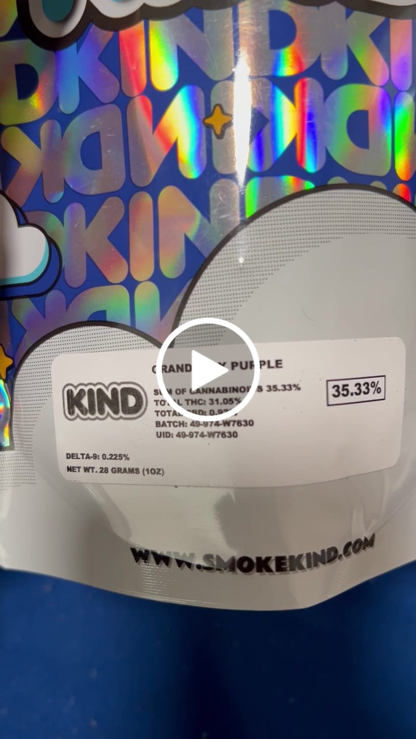 Customer video review of Granddaddy Purple - 28 Grams - Indica