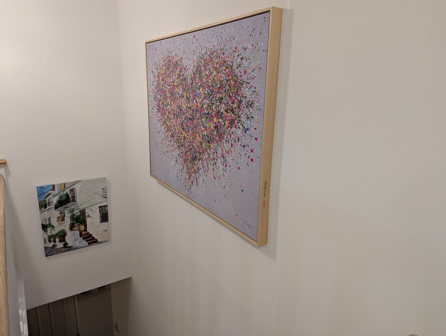 Customer photo review of A Happy Heart Canvas Print
