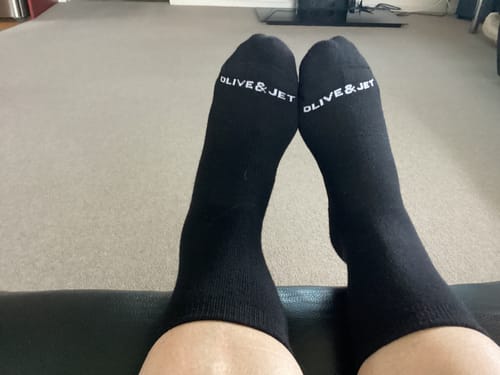 Customer photo review of Quarter Socks