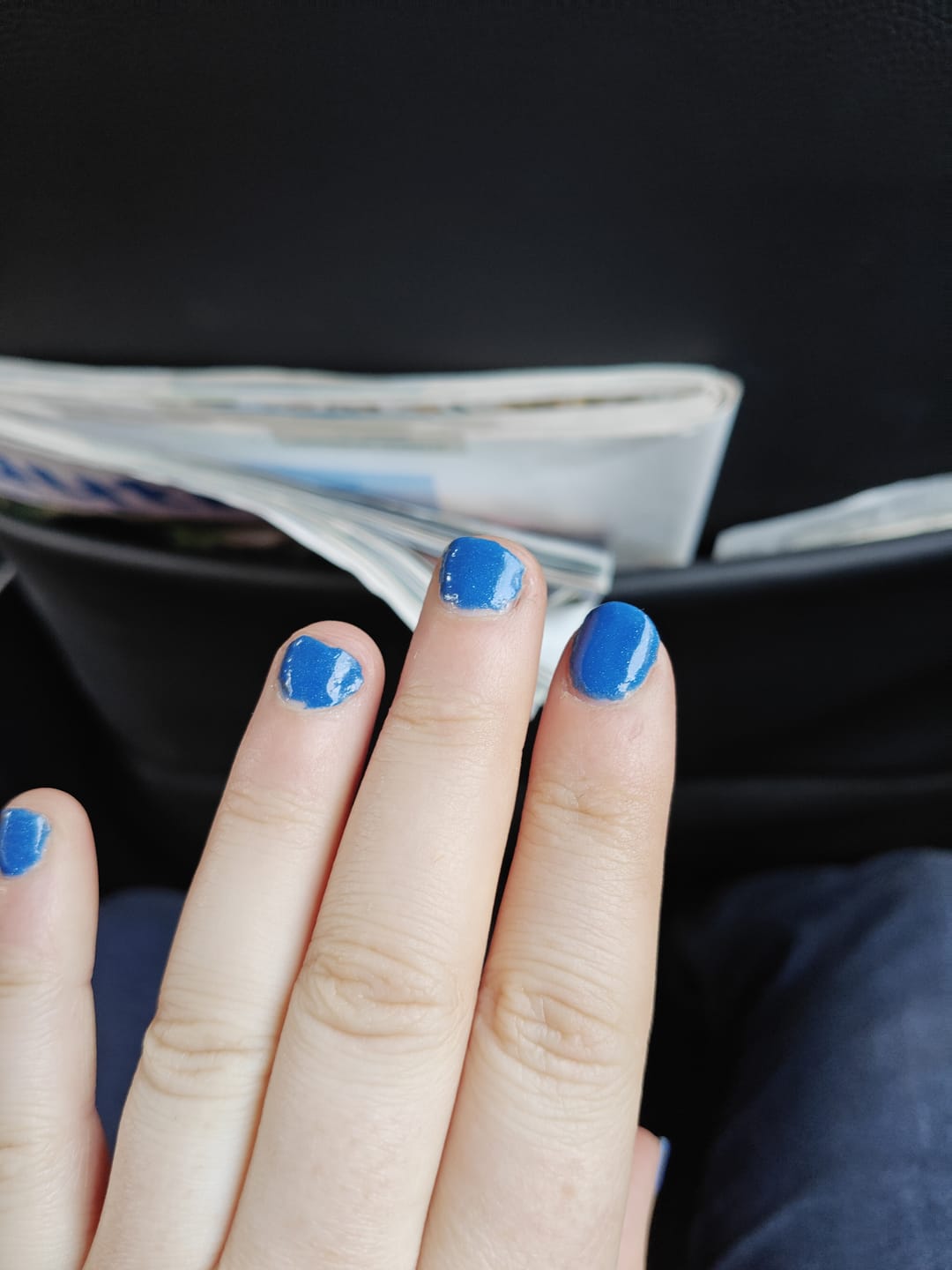 Customer photo review of Peel Off Base Coat