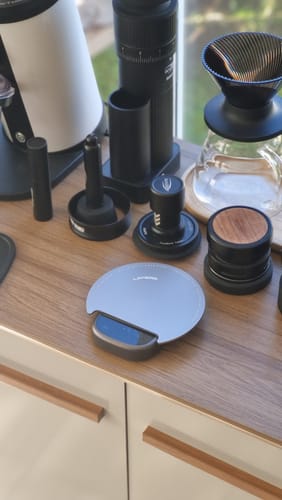 Customer photo review of LAYBIRD MagAttach Precision Coffee Scale