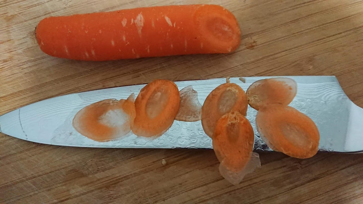 Customer photo review of Premium Damast Kochmesser