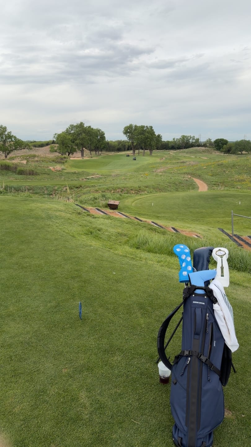 Customer photo review of Hudson Featherlite Golf Bag