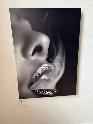 Customer photo review of LIP SMOKE CANVAS