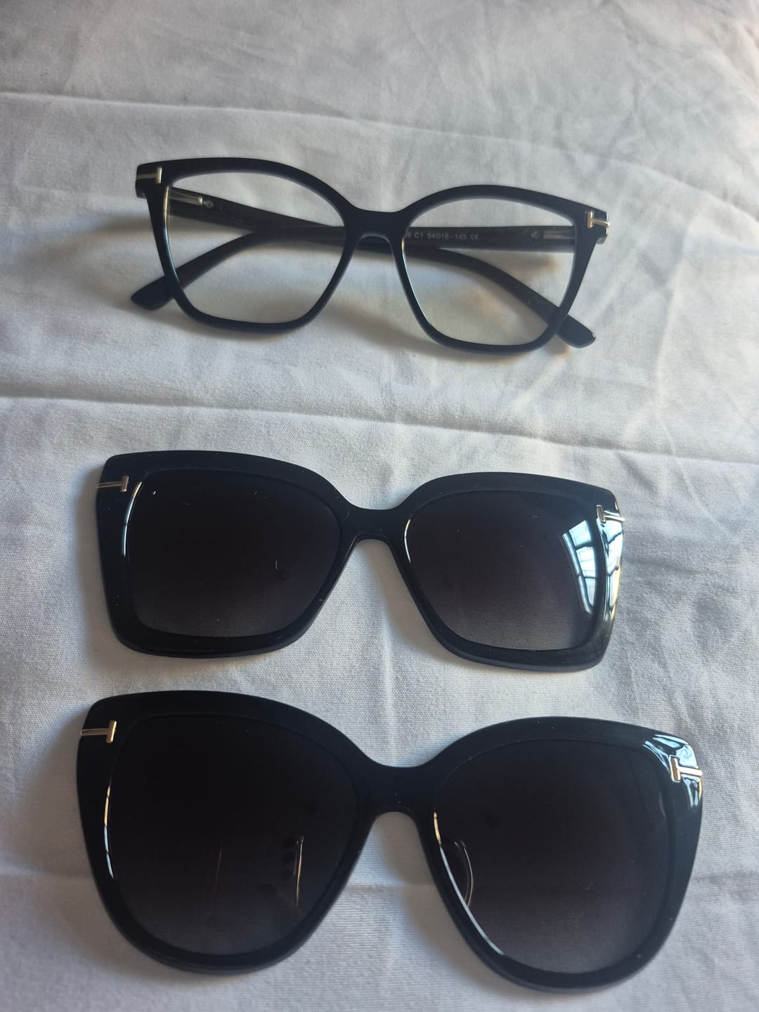 Customer photo review of Óculos Barcelona Clip-On Polarizado 3 em 1