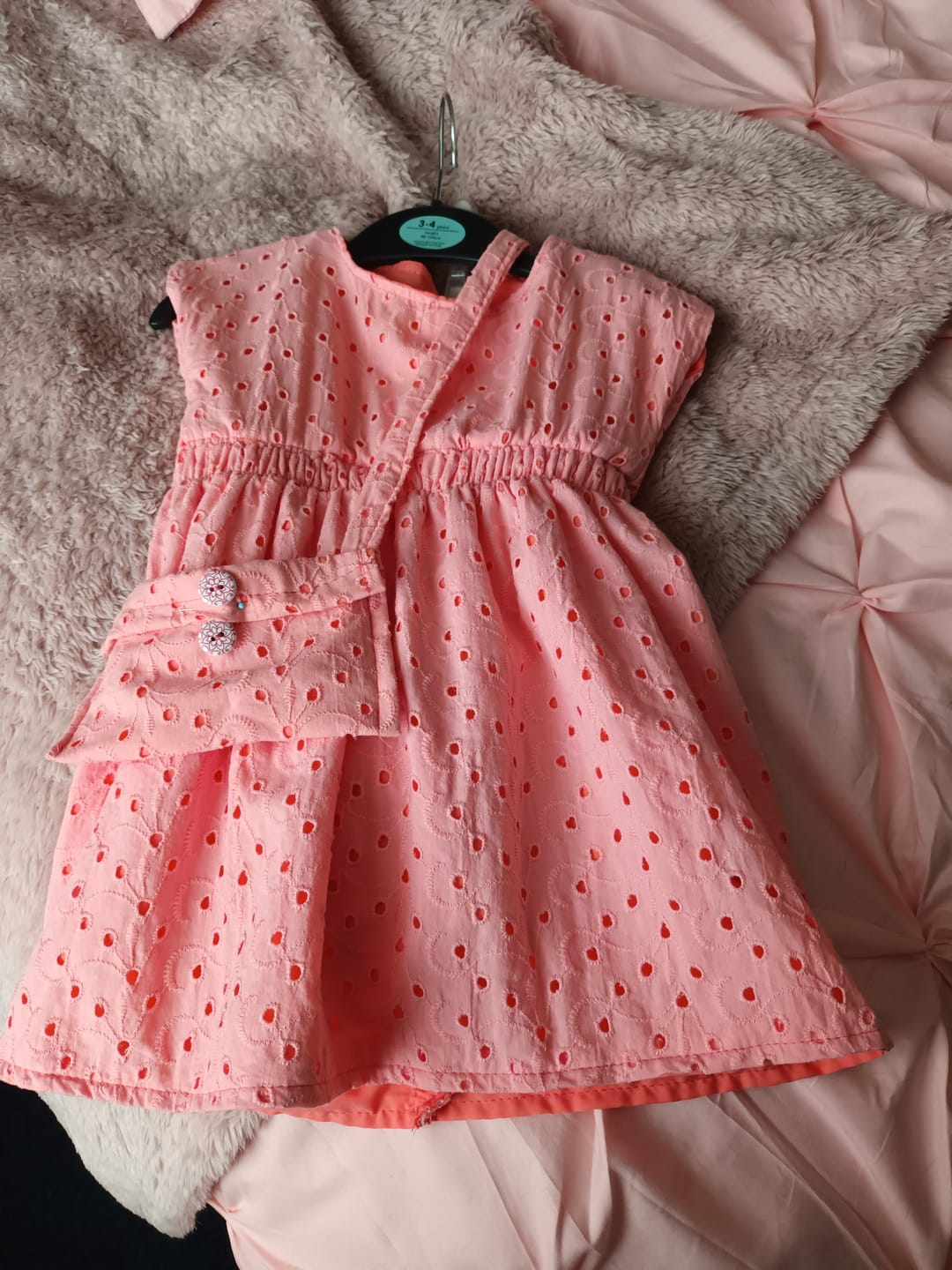 Customer photo review of Luxurious Cotton Broderie Anglaise - 60" Wide - Variations Available