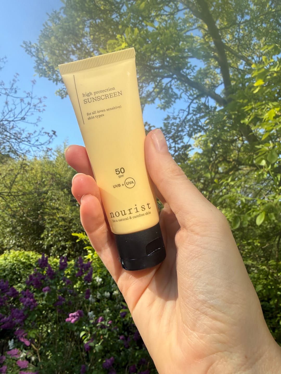 Customer photo review of High Protection Sunscreen SPF 50