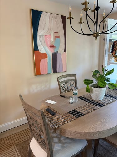 Customer review photo for Plaster Art Texture Painting #SG256