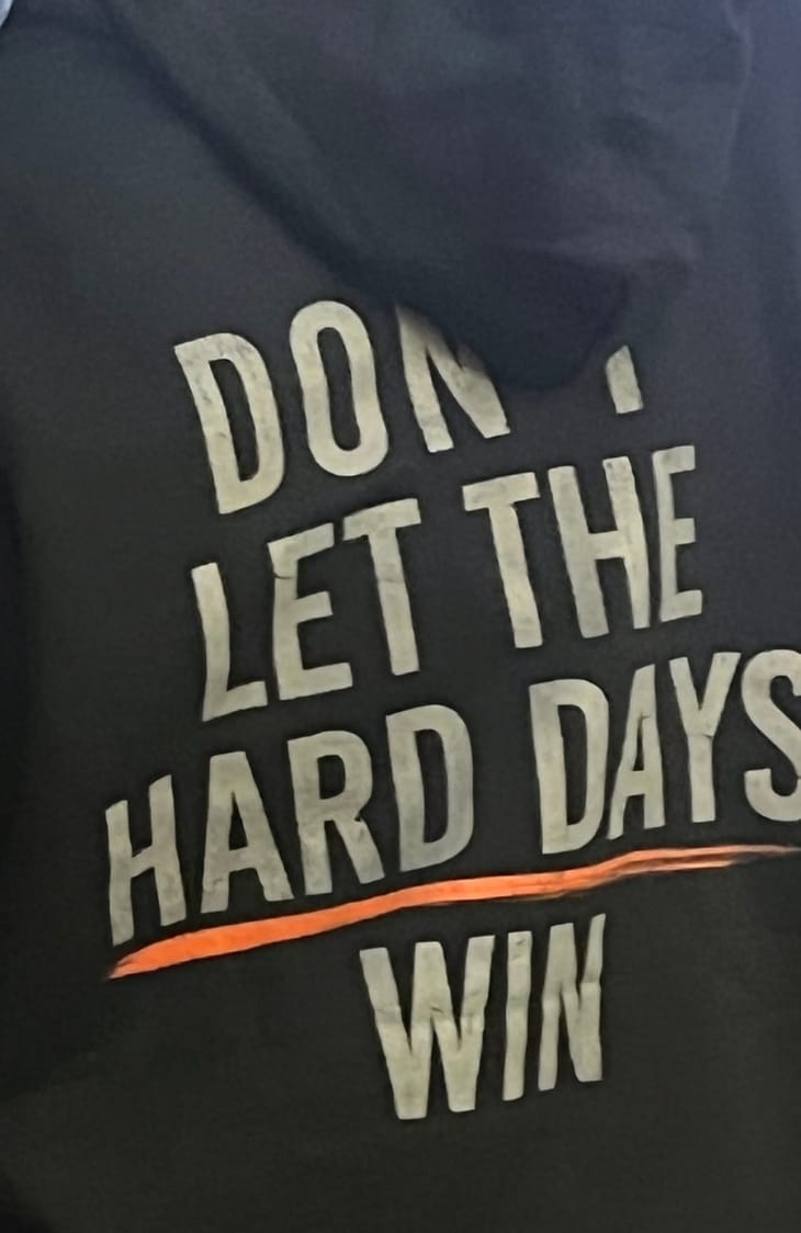 Customer photo review of Hard Days