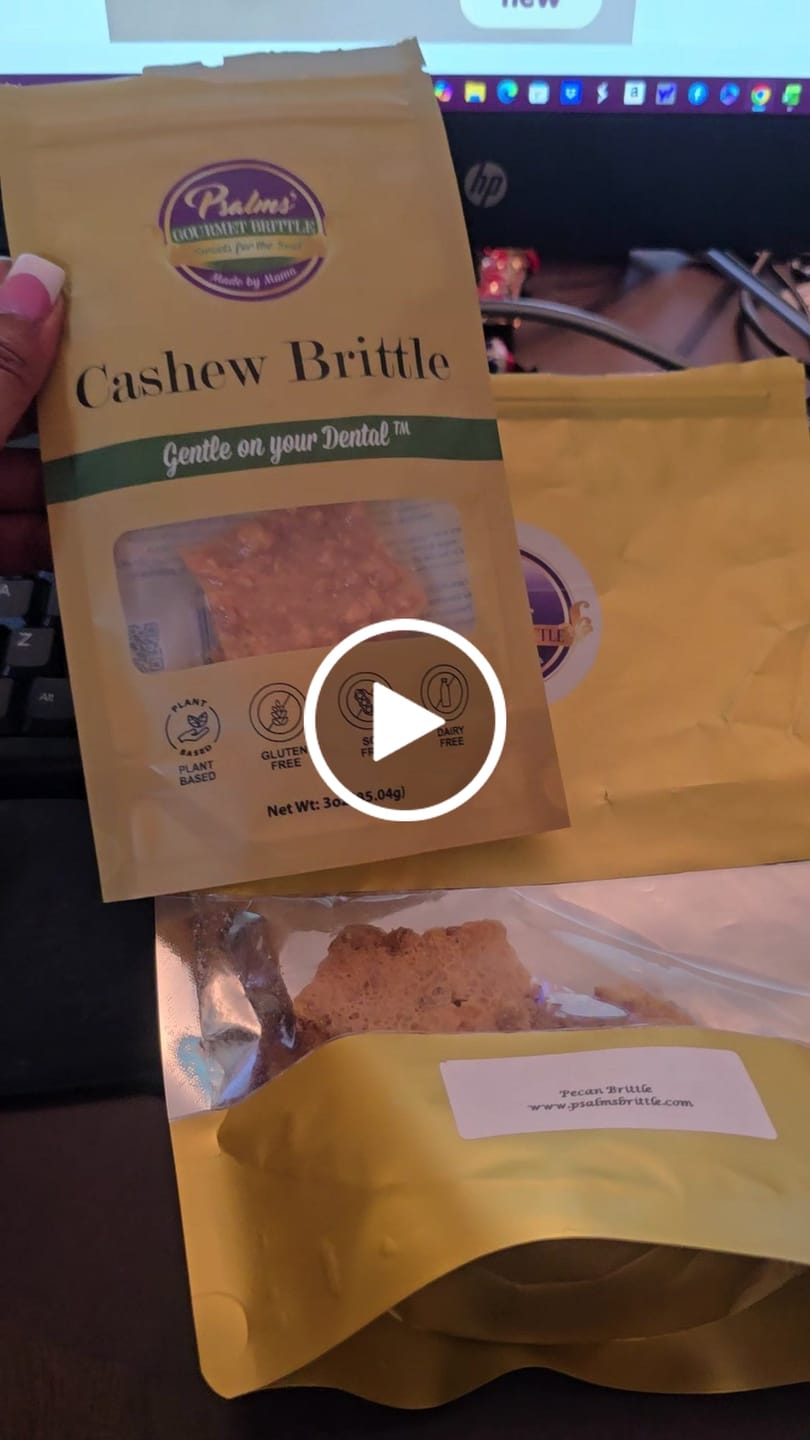 Customer video review of Sample Bag (Free with coupon code FREEBRITTLE)
