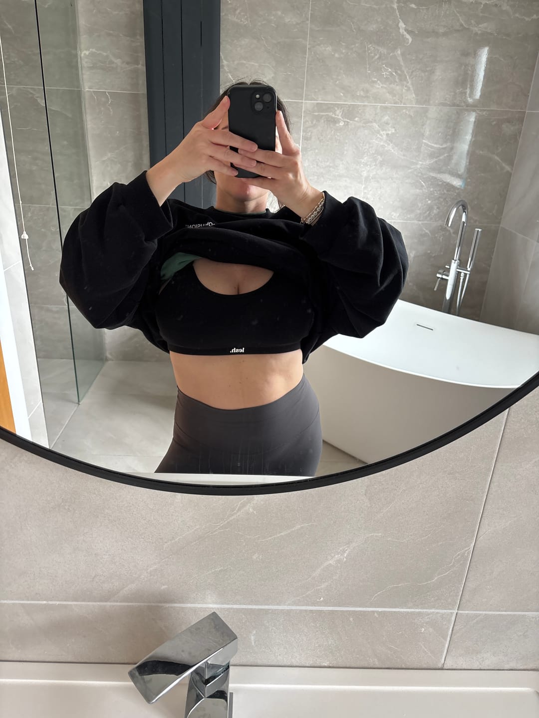 Customer photo review of LESH FREEFLO 2.0 LEAKPROOF NURSING BRA