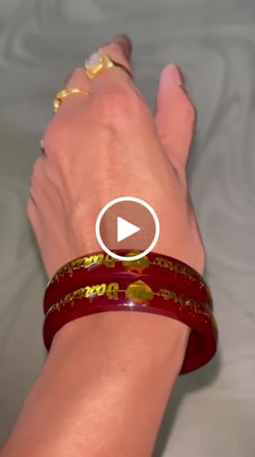 Customer video review of Anmol Bandhan Gold Bangles –  Love & Togetherness crafted in Gold