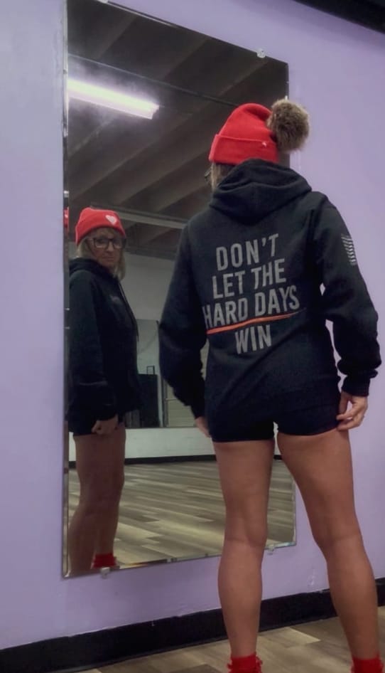 Customer photo review of Hard Days Hoodie