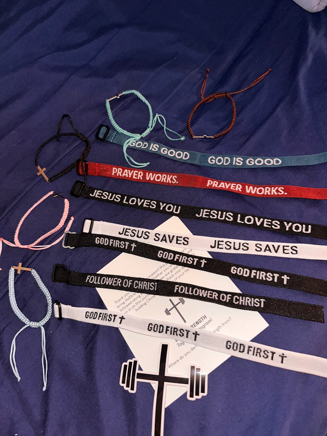 Customer photo review of Christian Faith Bracelets