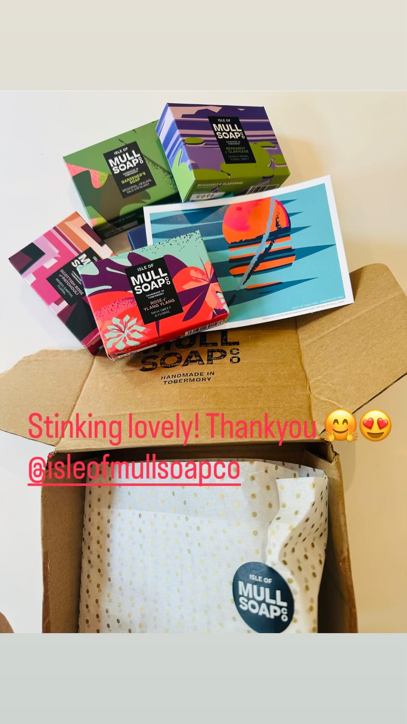 Customer photo review of Gardener's Isle of Mull Soap