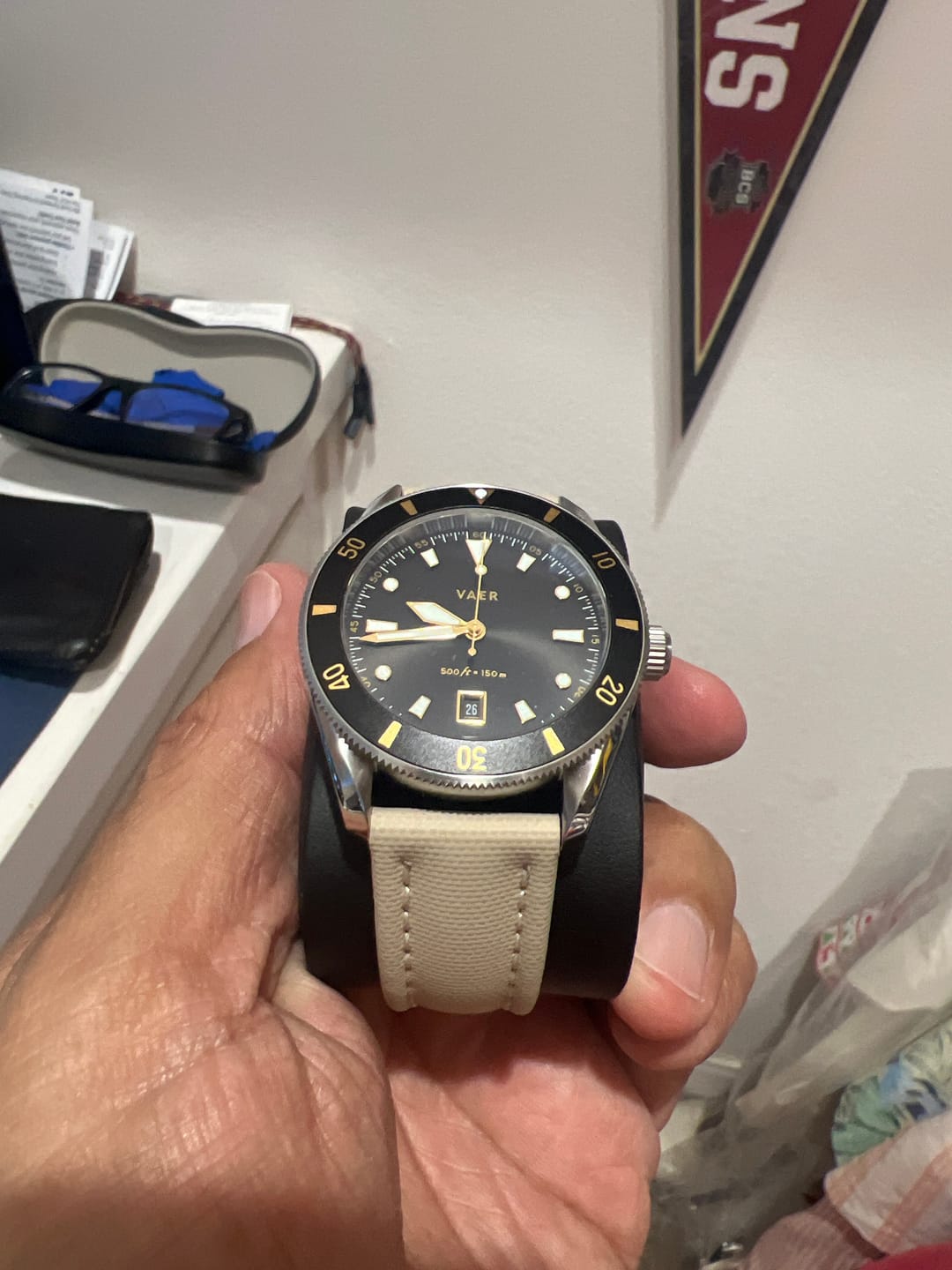 Customer photo review of Sailcloth - Tan