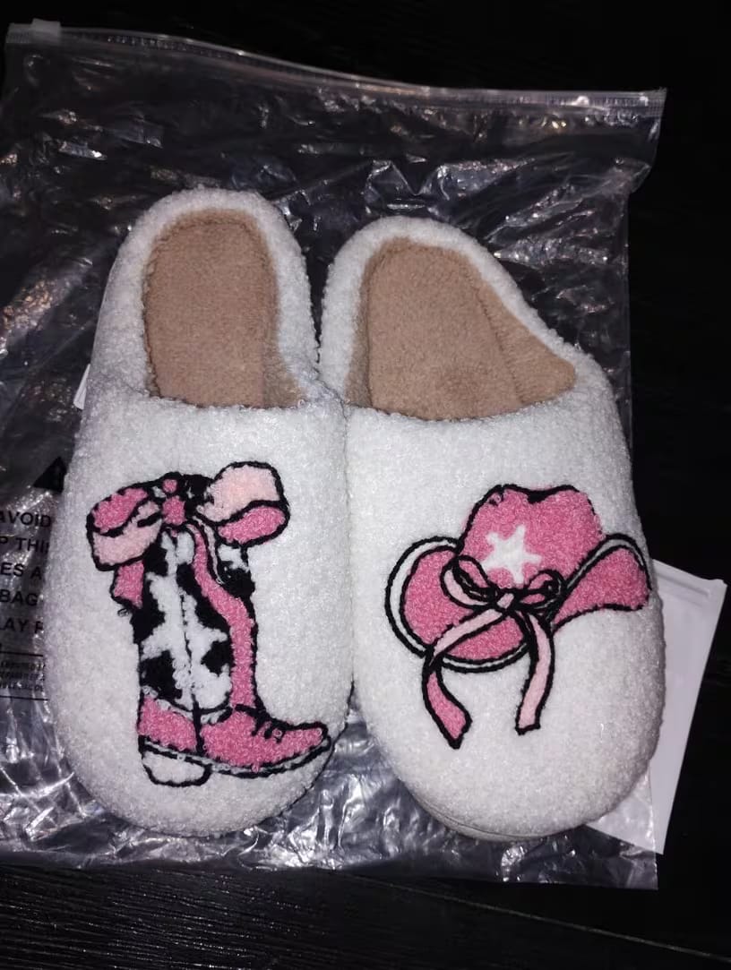 Customer photo review of Josie Cowgirl Slippers
