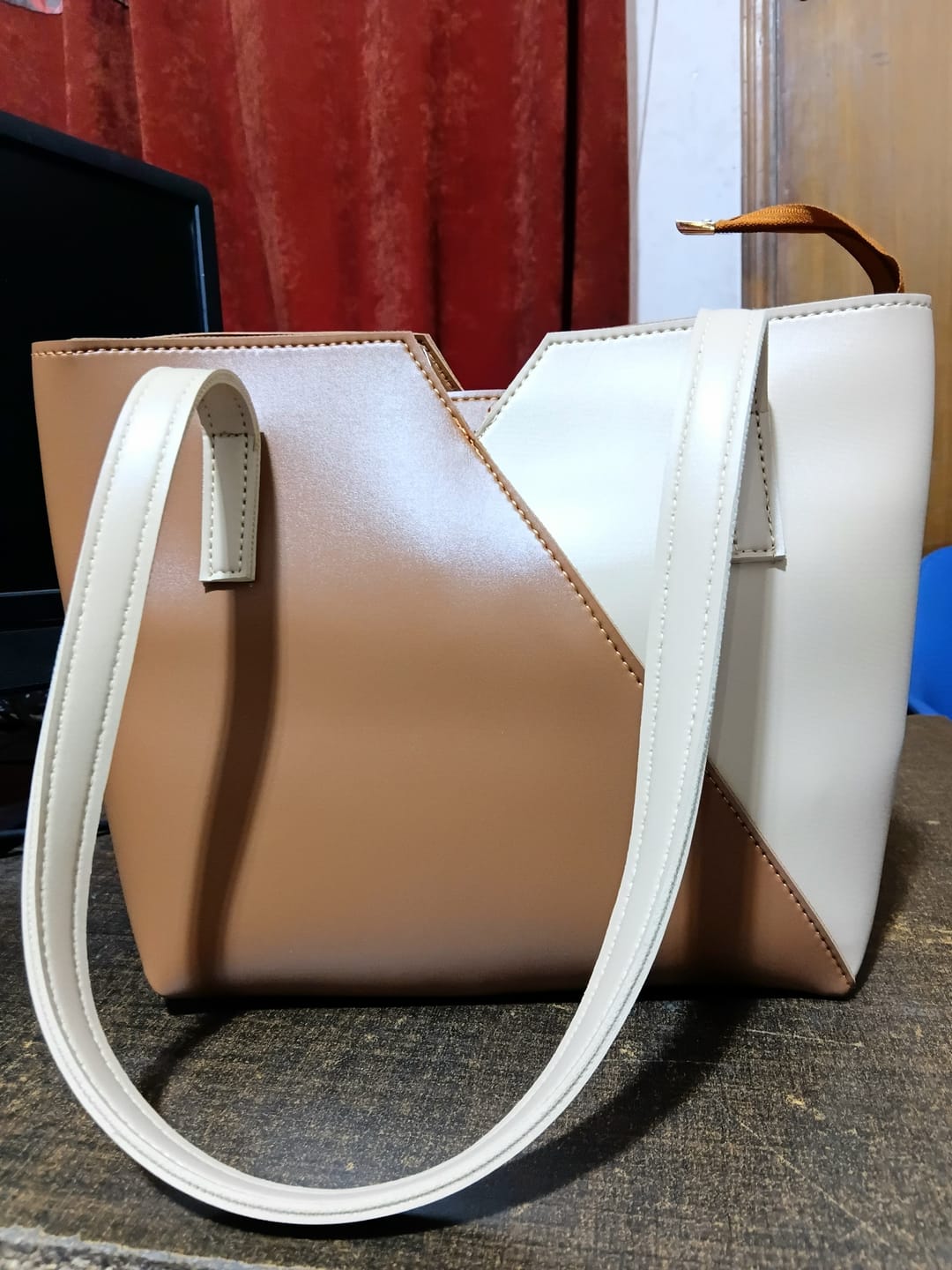 Customer photo review of Nyra - Mustard/Beige
