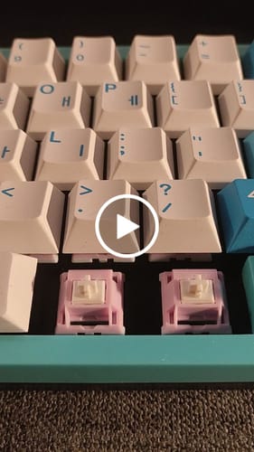 Customer video review of KEYGEEK KEYLIN LINEAR SWITCH DRY EDITION (10PCS)