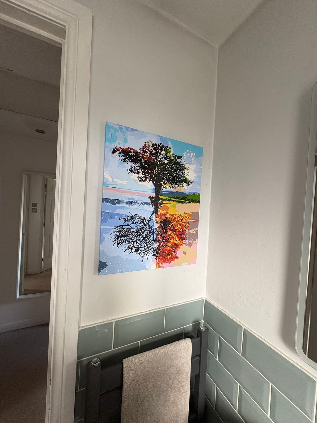 Customer photo review of The 4 Seasons | Paint by Numbers