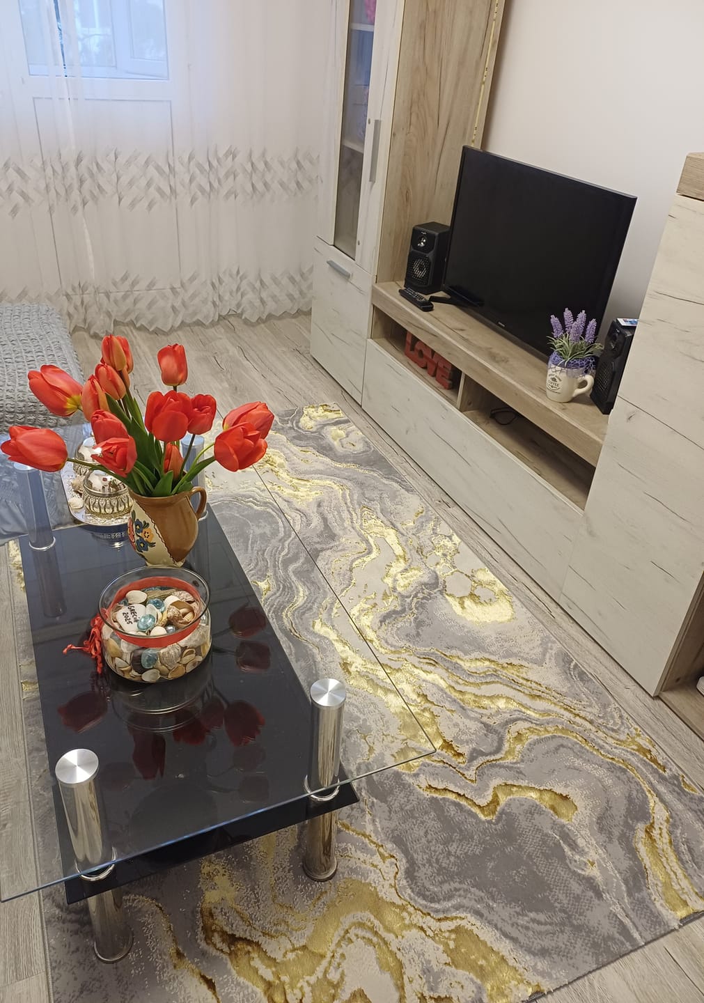 Customer photo review of Covor Royal River, Galben Gold, Living, Dormitor, Modern