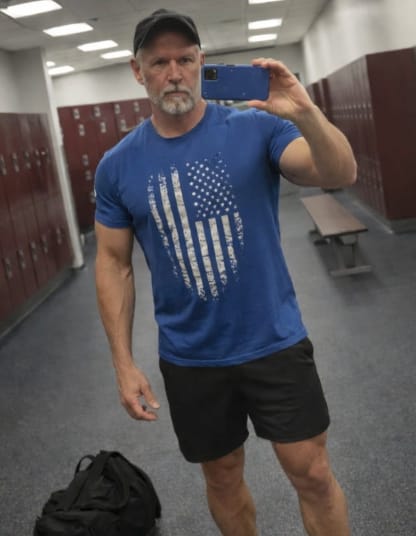 Customer photo review of Distressed Flag
