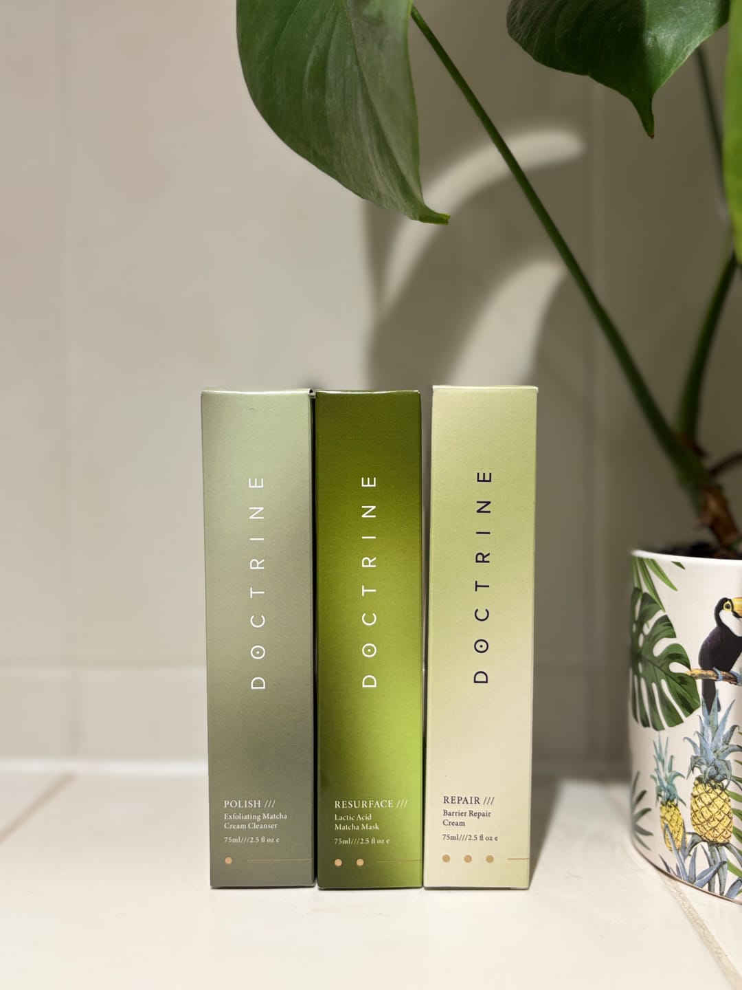 Customer photo review of Three-Step Matcha Power Peel